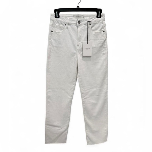 Hidden Pants - HIDDEN High-Rise Straight Denim Jeans